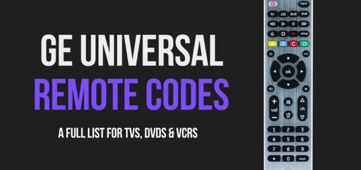ge universal remote codes